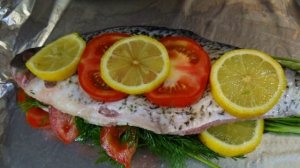 Лещ в духовке в фольге