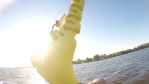 Гидрофойл, Клязьминское вдхр, пробую новый стабилизатор DarkFoils Fury 150