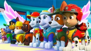 Щенячий Патруль Операция в Джунглях Гигантская Статуя Скай и Трекер