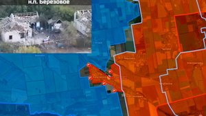 Карта боевых действий. Освобождено Березовое и Калиновское - Днепропетровская область