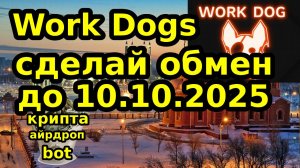Work Dogs сделай обмен до 10.10.2025