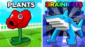 ВЫРАСТИ САД ПРОТИВ УКРАДИ БРЕНЙРОТ в РОБЛОКС! Plants Vs Brainrots