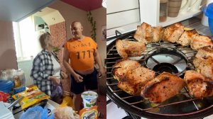 Муж всё Чудит/ В гостях у наших родителей // Приготовили Шашлыки , ждём гостей