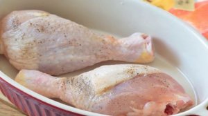 Куриные ножки с тыквой в духовке