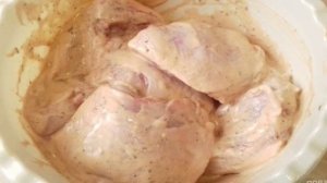 Маринованная курица под сыром