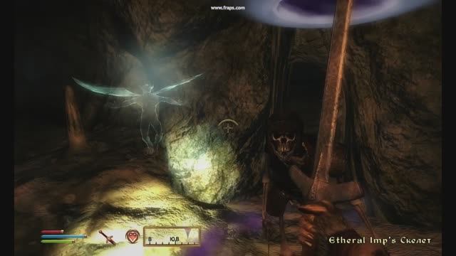 Oblivion c кучей модов -   сражения 12