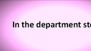 18 [t] In the Department store