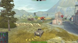 Играю в Tanks Blitz - Бой на американской ПТ-САУ 4 уровня M8A1