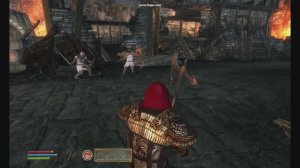 Oblivion c кучей модов -  сражения 14