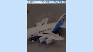 Детский грузовой самолет с машинками Полиция TrendToys. DNT149