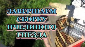 Сборка гнезда пчёл в зиму, часть вторая, завершающая.