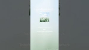 I dream of waking up with you! The white garden is filled with nectar. The sun  (2)