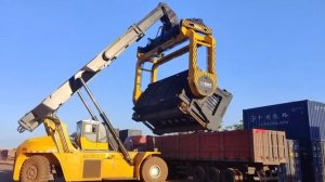 траверса переворачиватель контейнеров для ричстакера