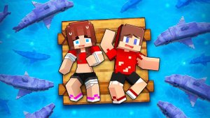 Джей Джей и его Девушка, Оказавшиеся на Мели В море - Майнкрафт Анимация