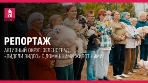 Репортаж: Активный округ: Зеленоград «Видели видео?» с домашними животными