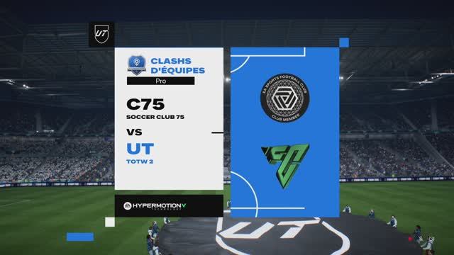 Clash Equipe • Soccer Club 75 🆚 TOTW 2