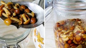 Маринованные опята в собственном соку