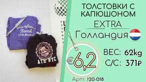 120-018 #2903 Толстовки с капюшоном Экстра Всесезон Голландия