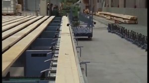 Линия производства клееного бруса