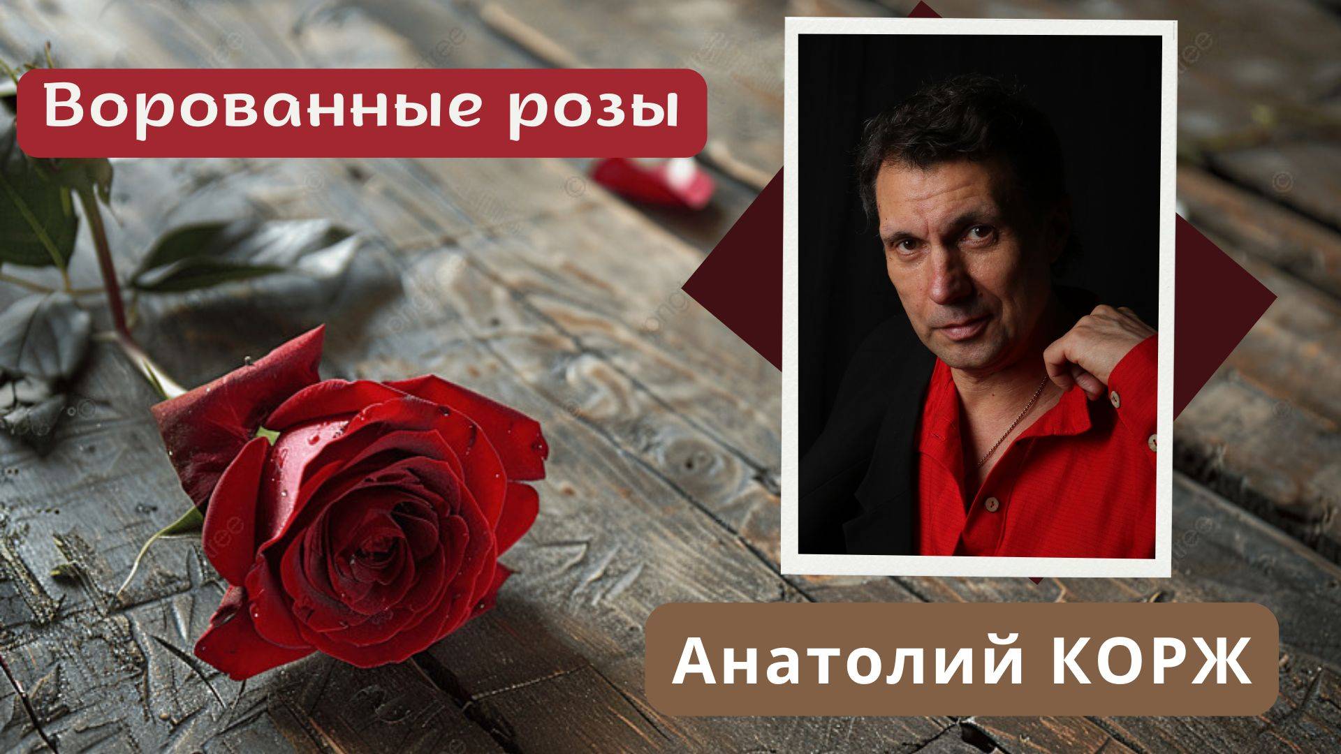 Анатолий КОРЖ ★ ВОРОВАННЫЕ РОЗЫ (Клип)