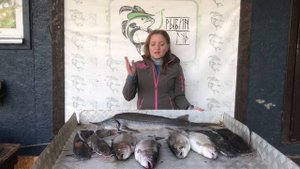 хороший улов на малом водоёме