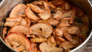Кисель из сушеных яблок