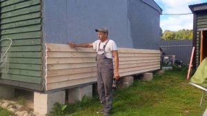 Вот и лето прошло, осень, ловлю судака, отделка домика в финальной стадии.