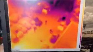 Демонстрация работы ИК матрицы 120x84 от Heimann Sensor.