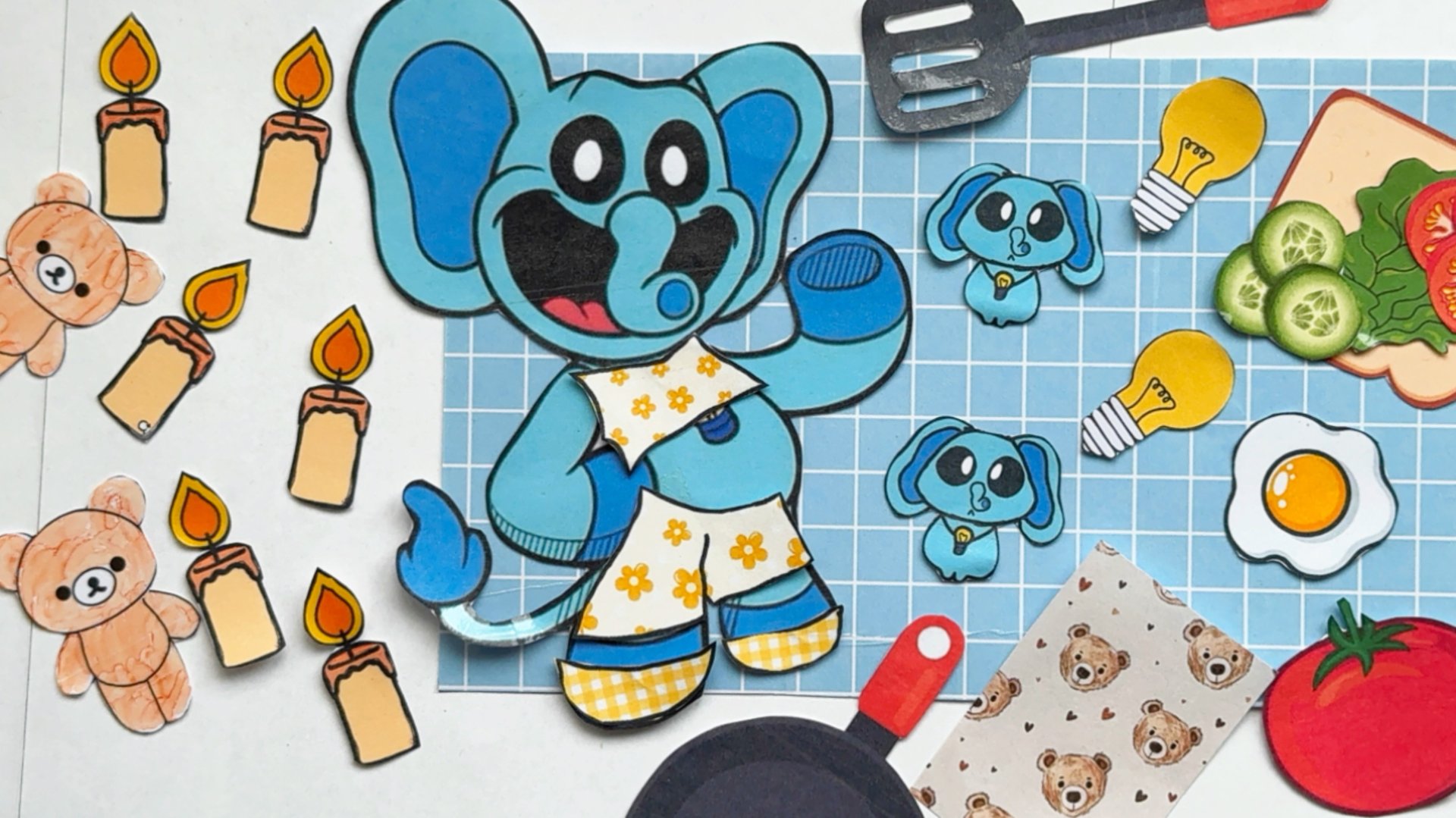 Bubba Bubbaphant беременные бумажные истории / Poppy playtime смотреть онлайн