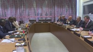 С.Лавров и главы дипведомств Конфедерации государств Сахеля, Нью-Йорк, 24 сентября 2025 года