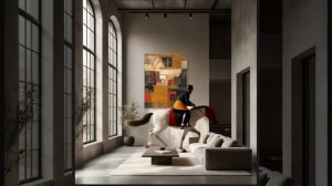 Картина "Странник" оживает в интерьере