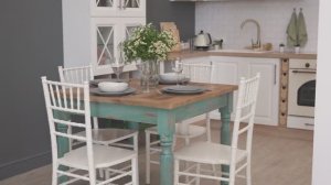 Обеденный стол из массива манго, САНАТ