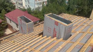 Ход работ в г. Каспийск, капремонт кровли