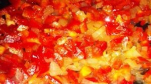 Жульен с мидиями и овощами