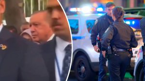 Полиция в Нью-Йорке остановила на улице Эрдогана вслед за Макроном