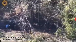 Апти Алаудинов "АХМАТ". Уничтожение наземного робототехнического комплекса противника