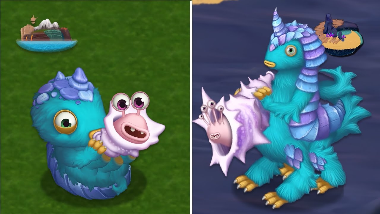 Стромбонин - Юный/Взрослый Все Песни и Анимации (My Singing Monsters Dawn Of Fire)