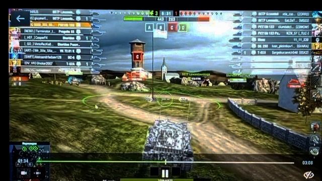 «Редкая дуэль на FV215 B183: взрыв двух БК!»