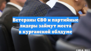 Ветераны СВО и партийные лидеры займут места в курганской облдуме