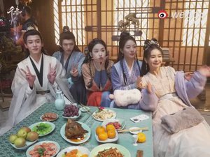 Закадровые съемки дорамы "Тысяча ароматов"