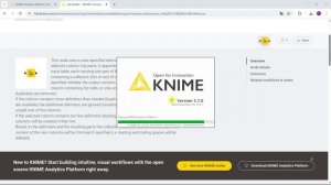 KNIME. Start
