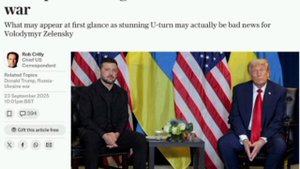 ‼️🇺🇦🏴☠️«Плохая новость для Зеленского»: The Telegraph оценил вчерашнее заявление Трампа