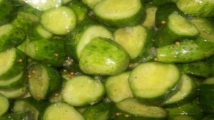 Маринованные огурцы с горчицей