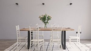 Обеденный стол из массива манго, ЧАНДАН, 2 метра