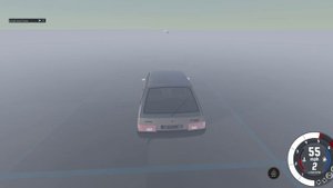 BeamNG.drive авария Туманный день