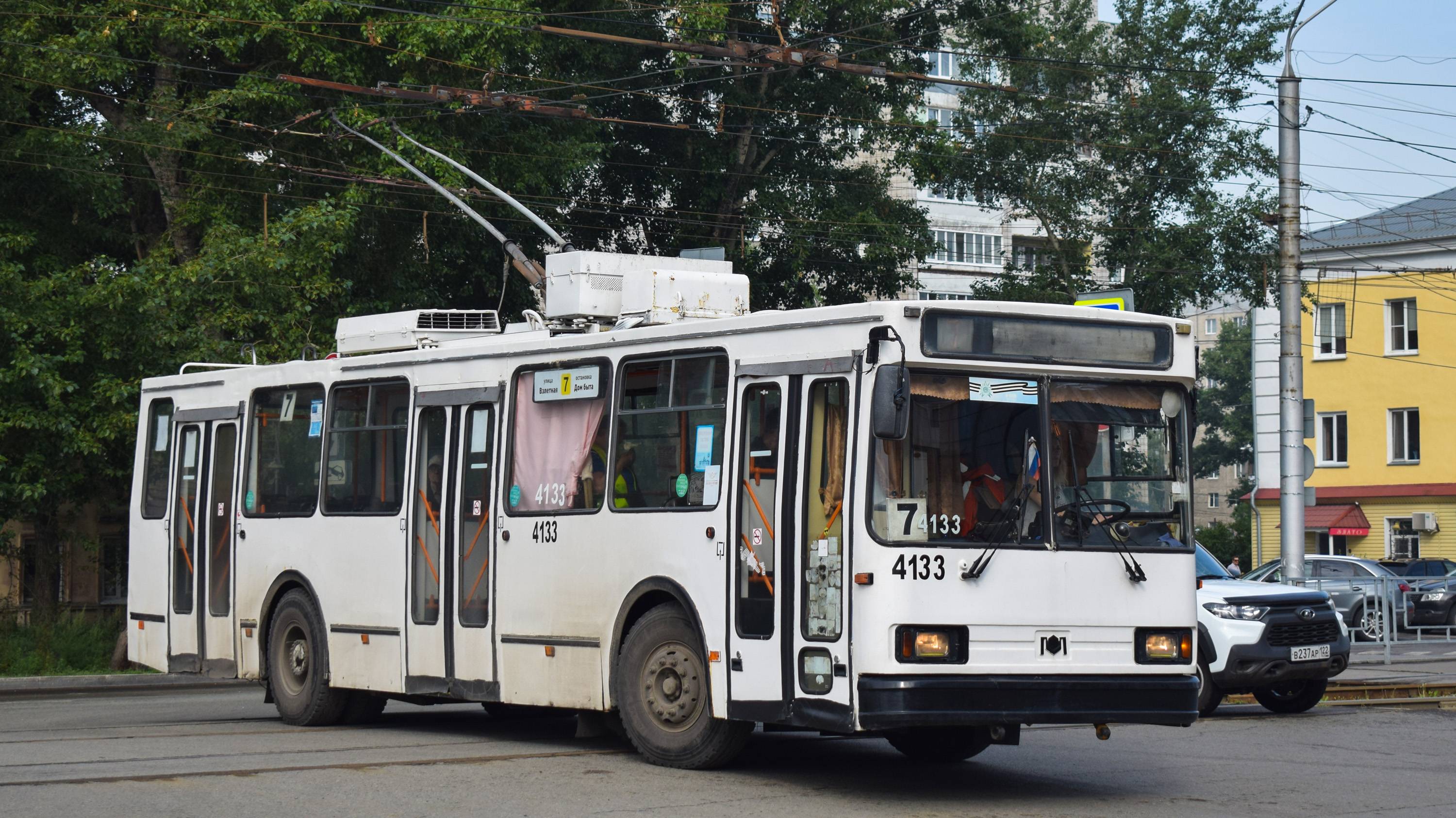 Троллейбус БКМ-20101 БТРМ-4133. Покатушки по Барнаулу.