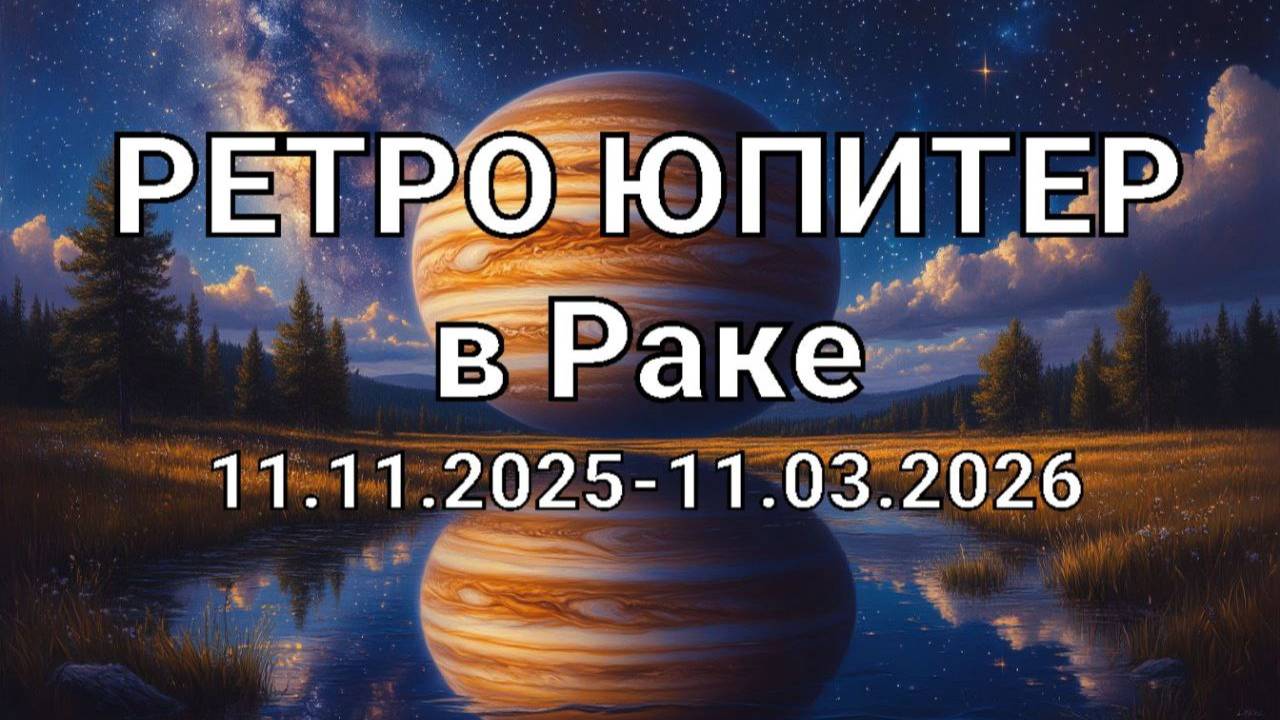 Ретро Юпитер в Раке. ВСЕ ЗНАКИ ЗОДИАКА. Астропрогноз смотреть онлайн