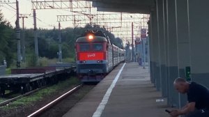 ЧС7-209 с поездом №147 Калининград-Москва | Петелино