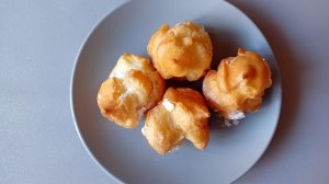 Торт из профитролей (заварных пирожных)