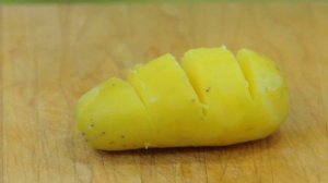 Картофель с сыром и ветчиной